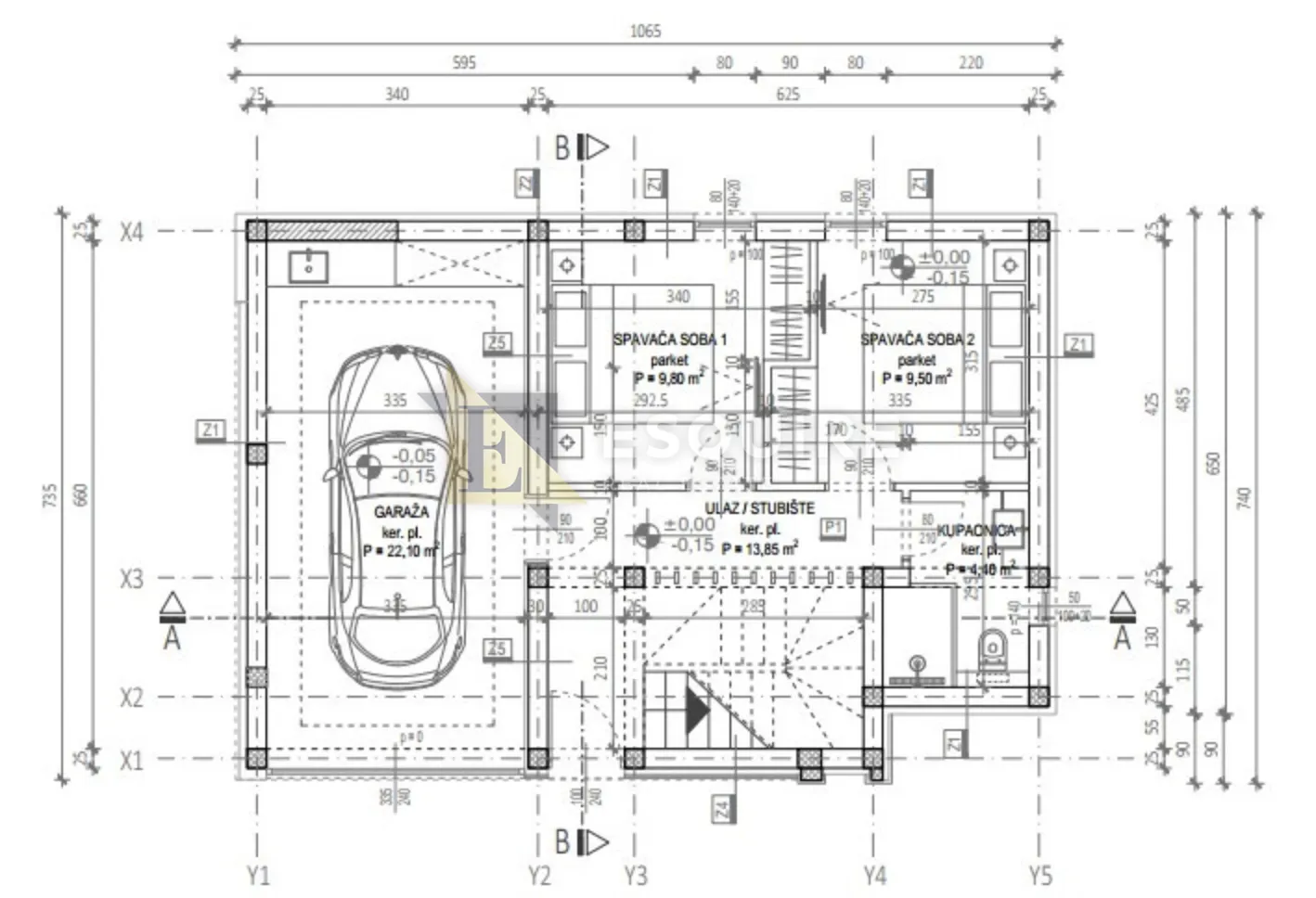 zadar - diklo - četverosobna vila 1. red do mora - 150m2 - slika 55