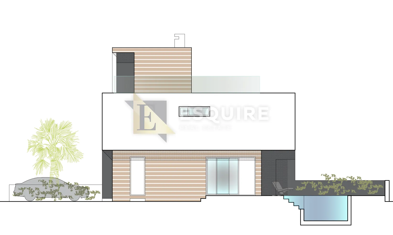 privlaka – moderna duplex vila s bazenom i panoramskim pogledom na more!! - slika 14