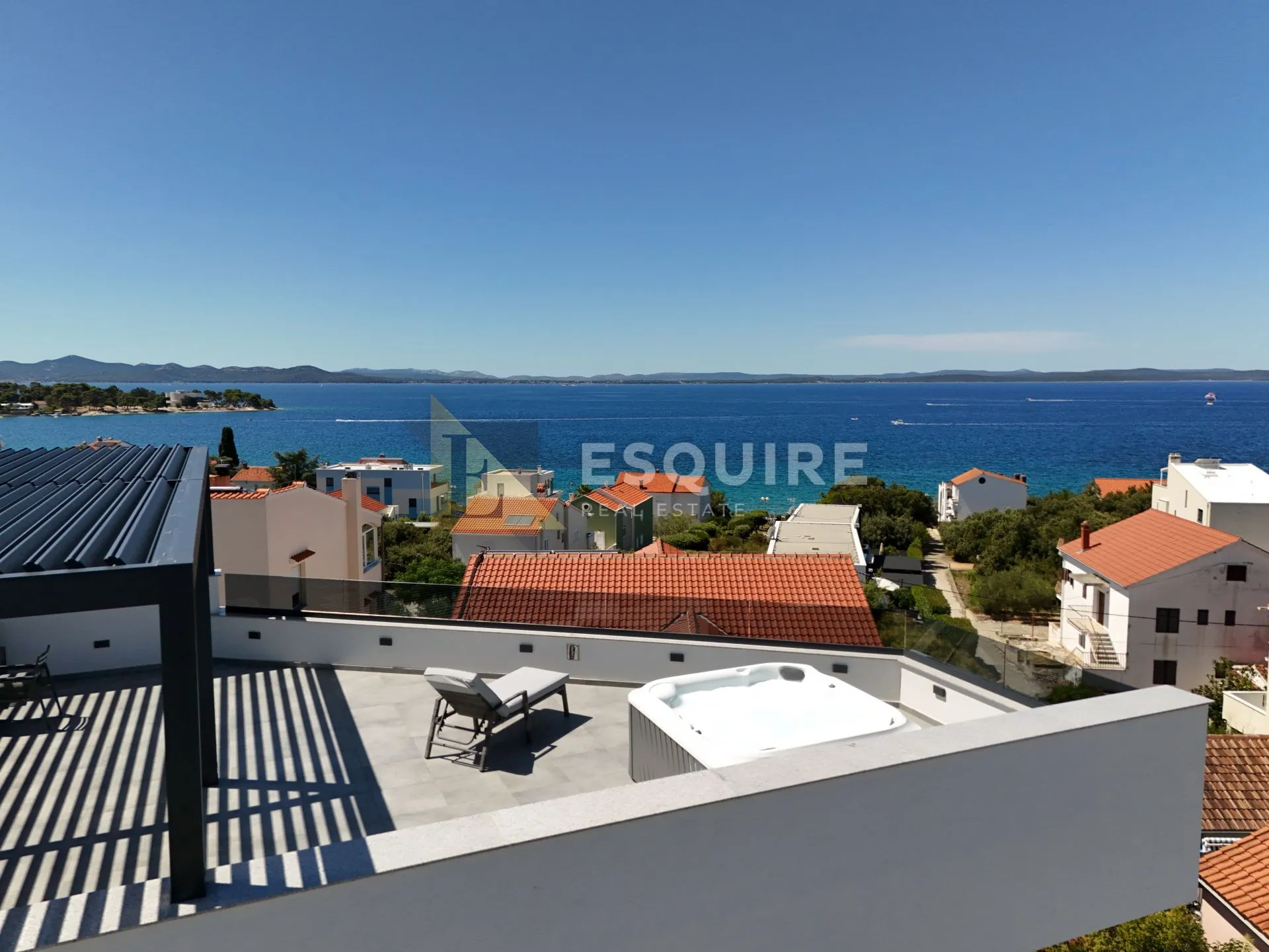 petrčane - punta skala luksuzni penthouse s krovnom terasom nadomak mora!! - slika 22