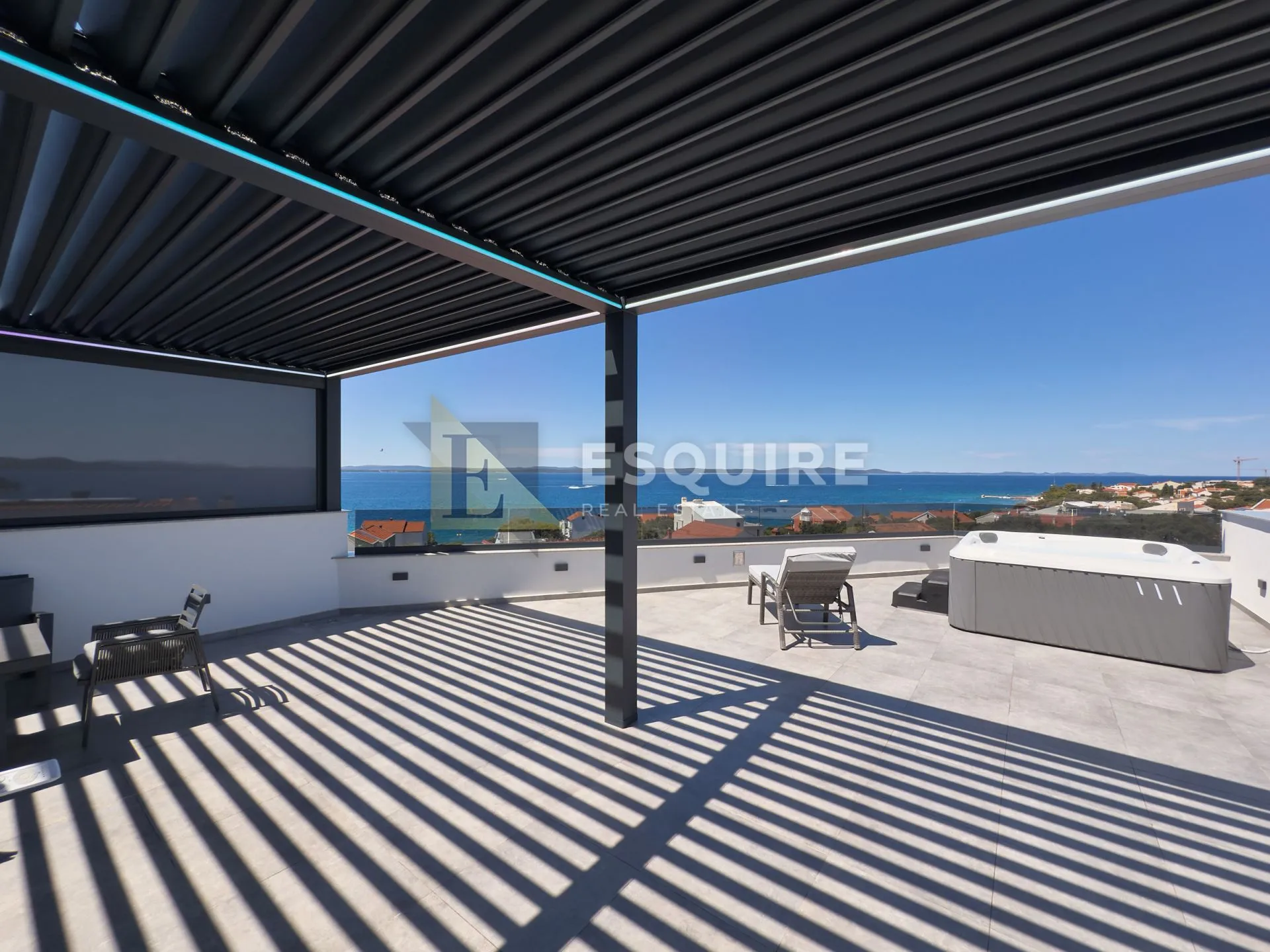 petrčane - punta skala luksuzni penthouse s krovnom terasom nadomak mora!! - slika 39
