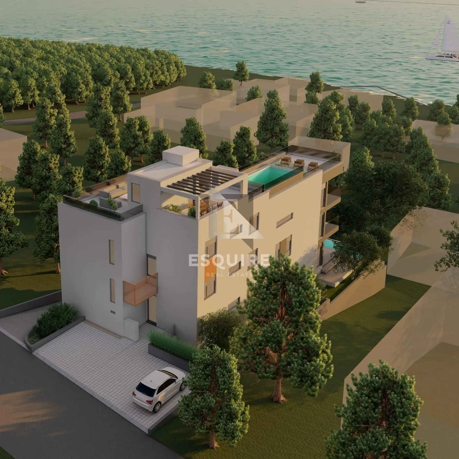 zadar - kožino luksuzan trosoban stan s3 s panoramskim pogledom, 100m od mora - 125m2 - slika 25