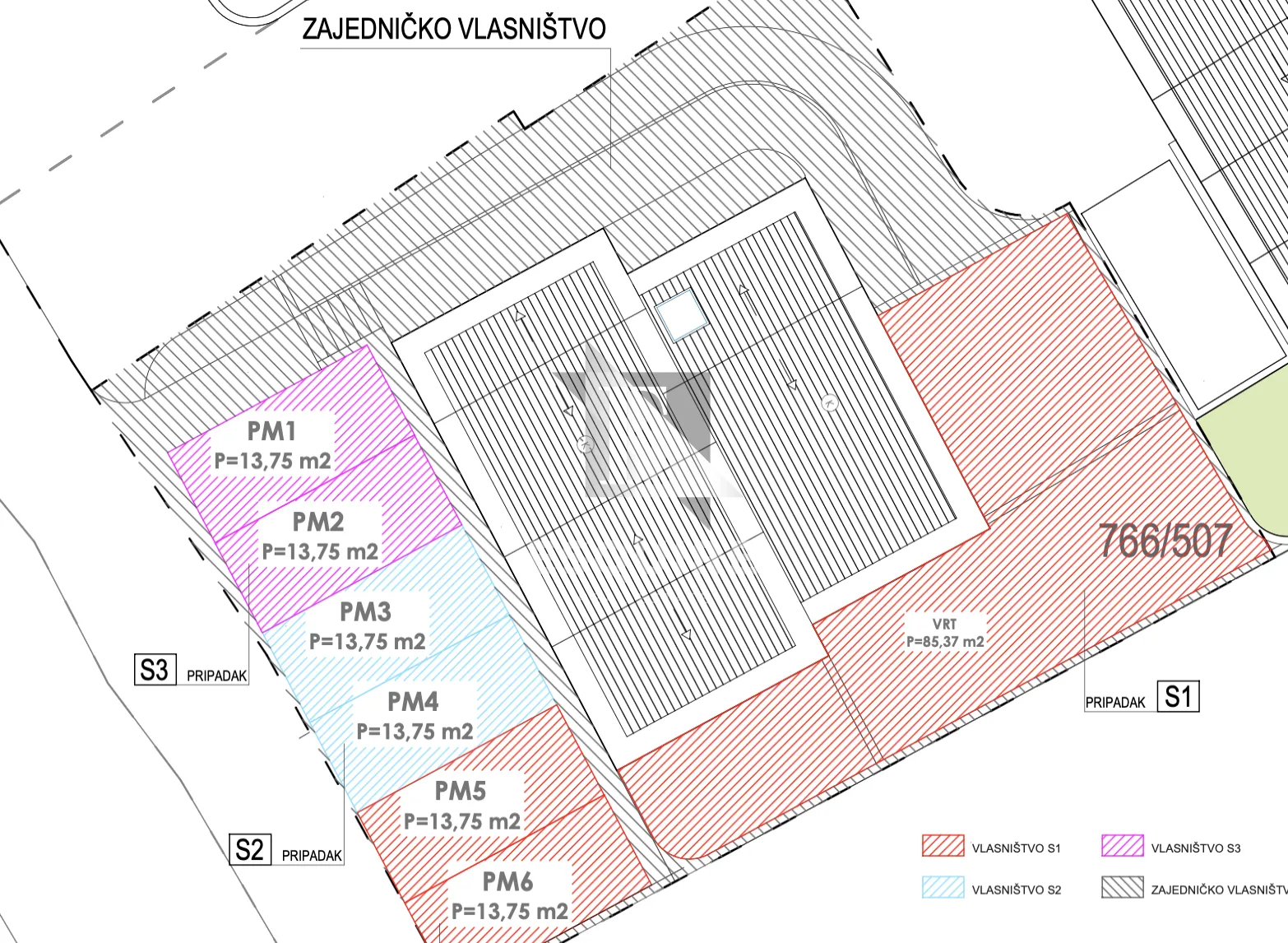 zadar - diklo - dvosobni stan u prizemlju s vrtom z3s1 - 104m2 - slika 38