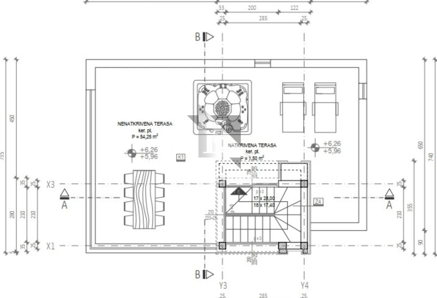 zadar - diklo - četverosobna vila 1. red do mora - 150m2 - slika 57