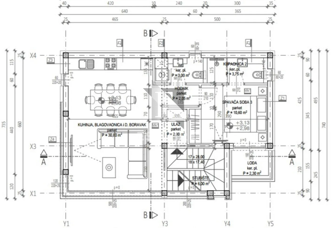 zadar - diklo - četverosobna vila 1. red do mora - 150m2 - slika 56