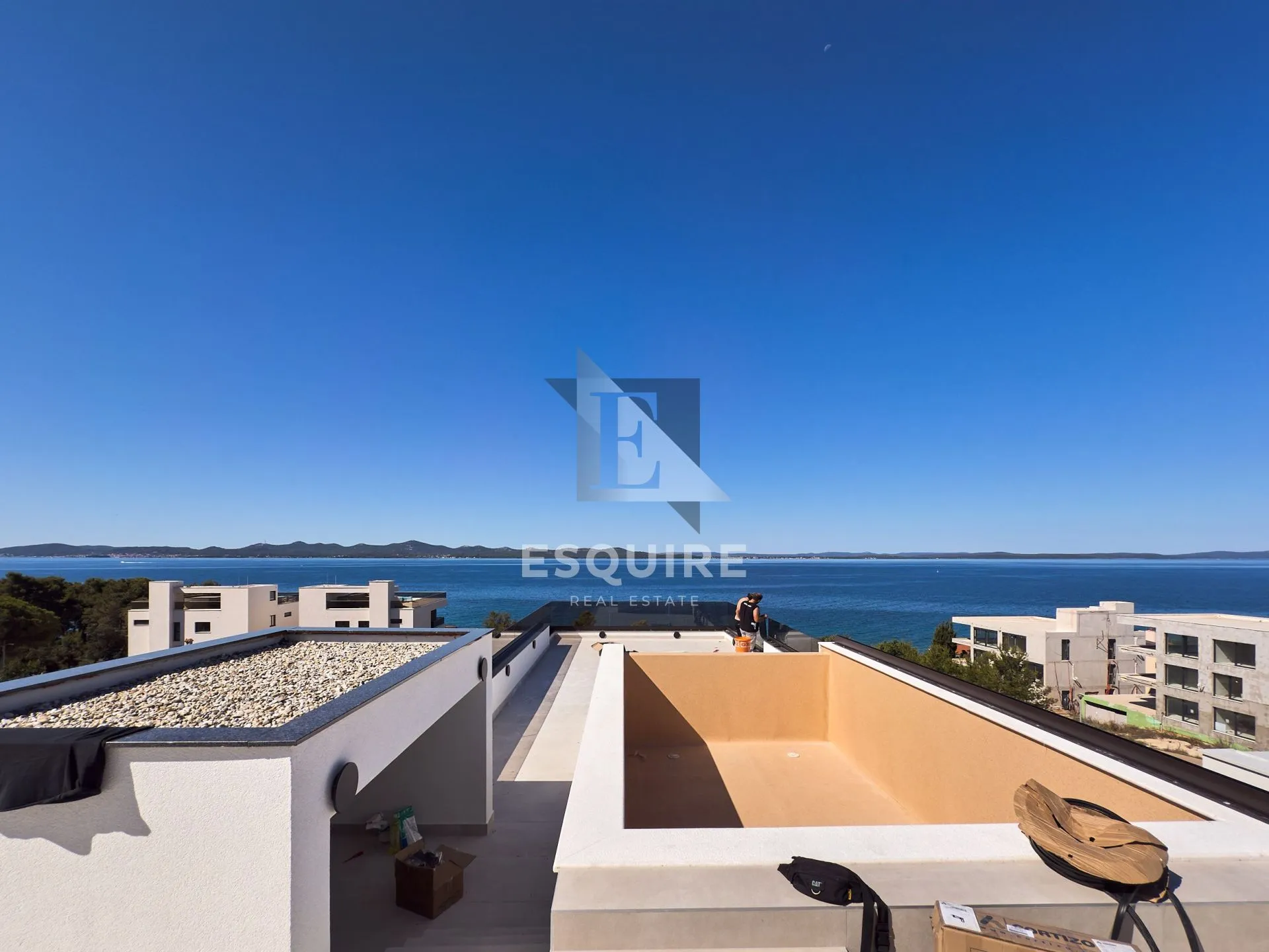 zadar - kožino luksuzan četverosoban penthouse s4 s grijanim bazenom na krovnoj terasi, 100m od mora - 265m2 - slika 20