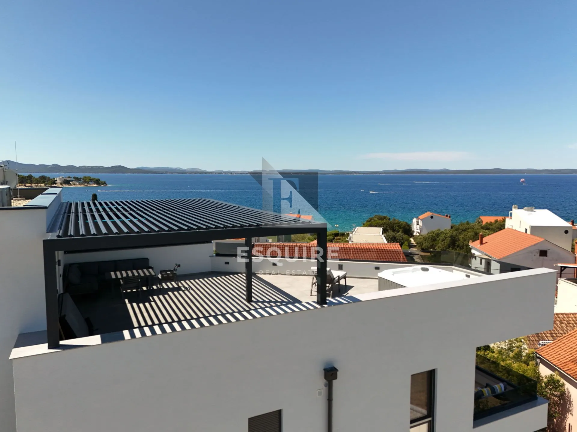 petrčane - punta skala luksuzni penthouse s krovnom terasom nadomak mora!! - slika 23