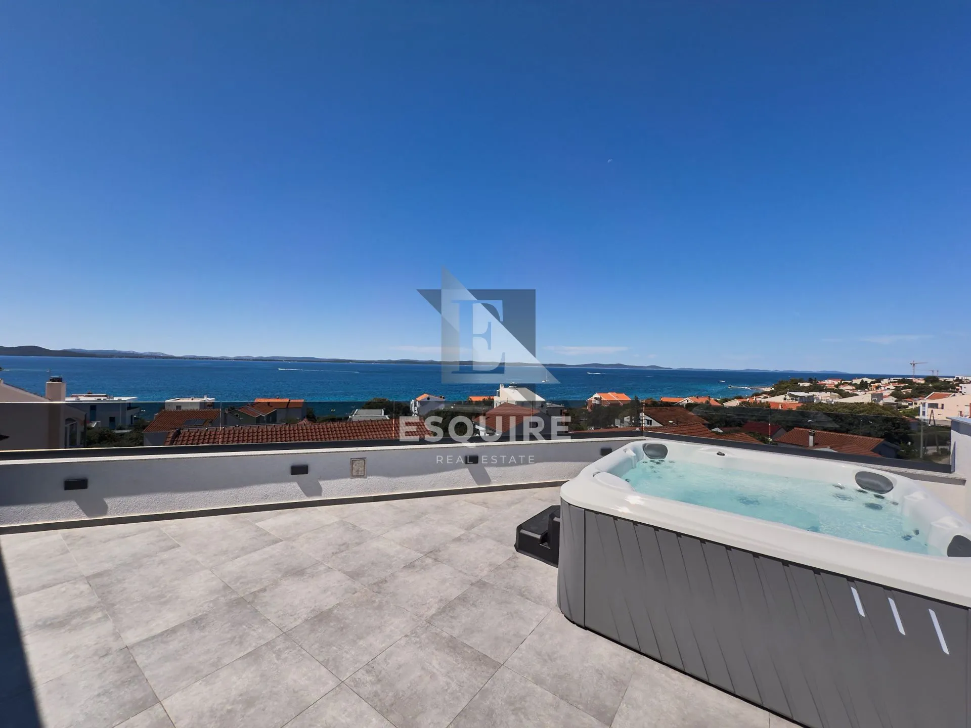 petrčane - punta skala luksuzni penthouse s krovnom terasom nadomak mora!! - slika 19
