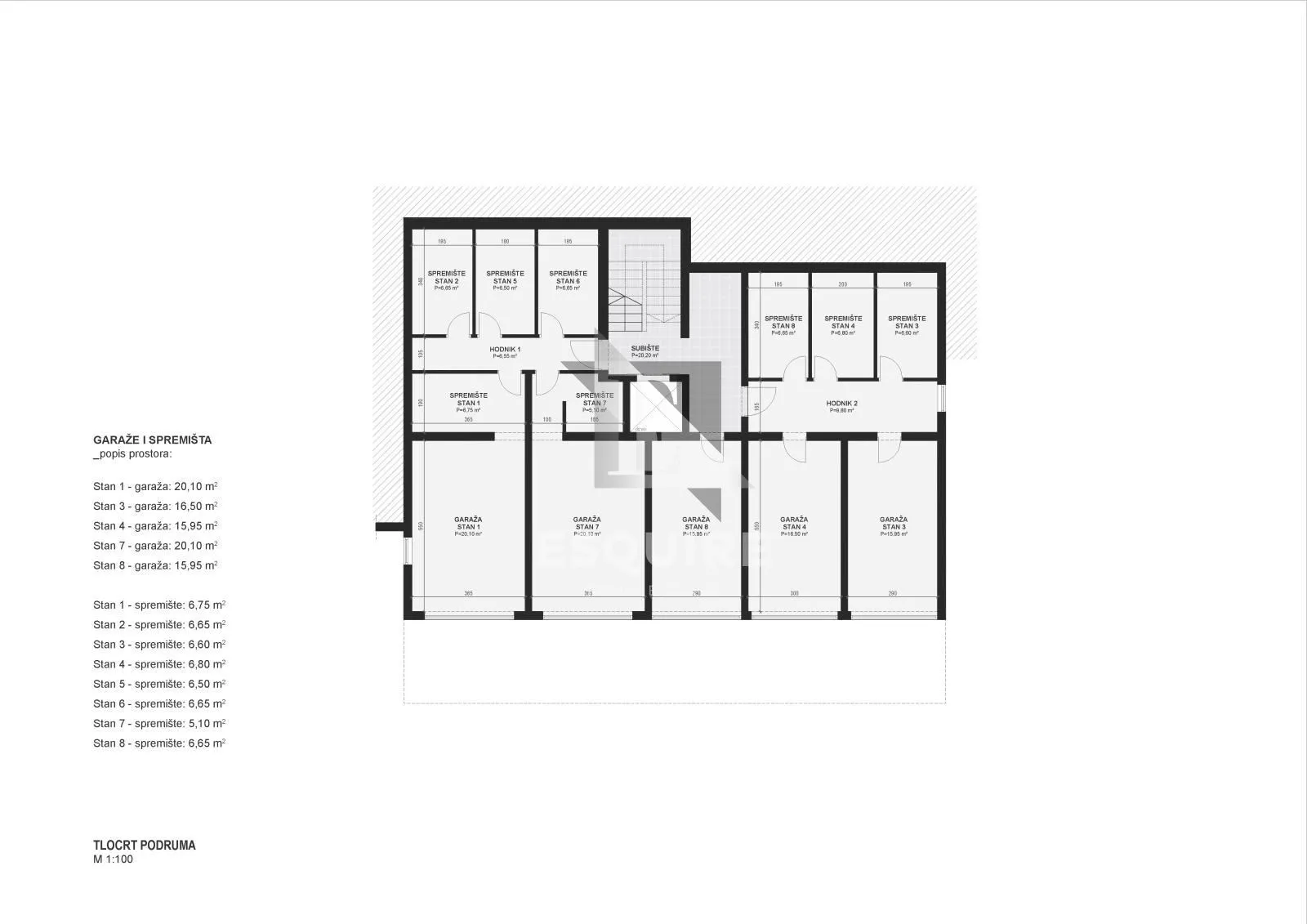 diklovac - luksuzan trosoban penthouse, garaža - 155m2 - slika 23