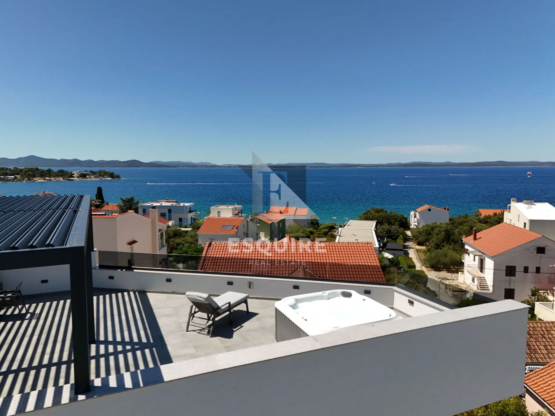 petrčane - punta skala luksuzni penthouse s krovnom terasom nadomak mora!! - slika 22