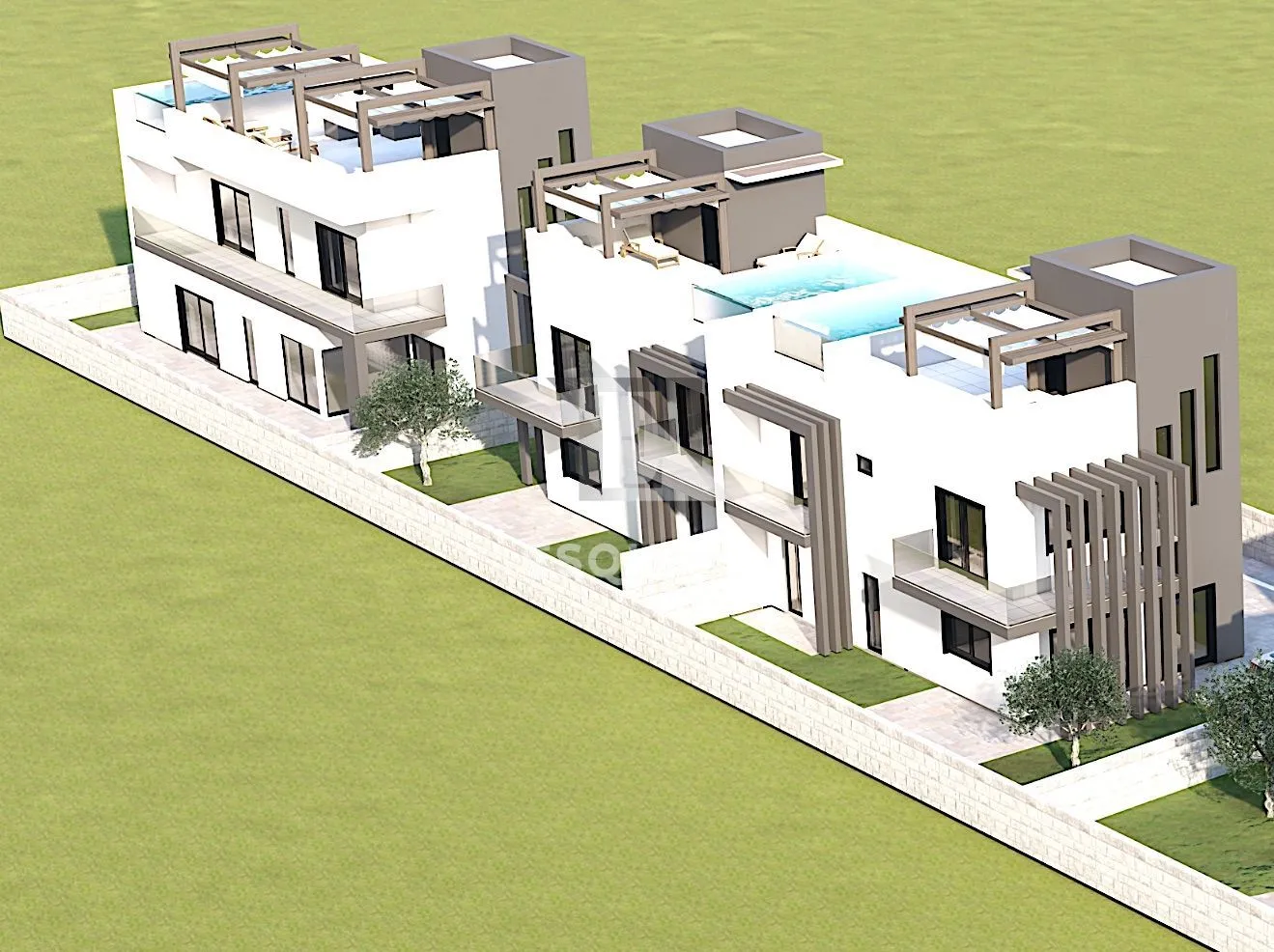 privlaka / sabunike – luksuzne duplex vile s krovnim bazenom i pogledom na more! - slika 3