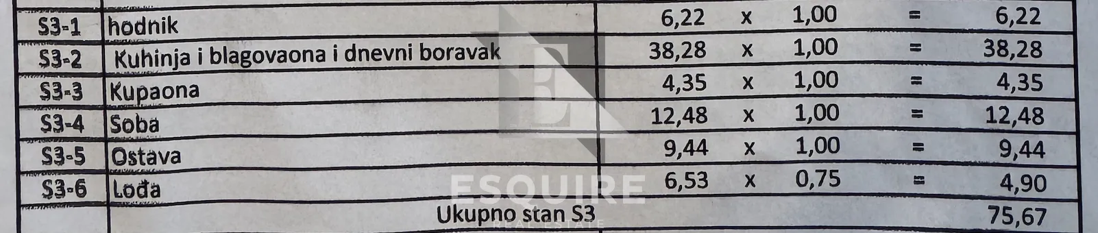 zadar - diklovac - dvosoban stan s3 na 1. katu - 84m2 - slika 22