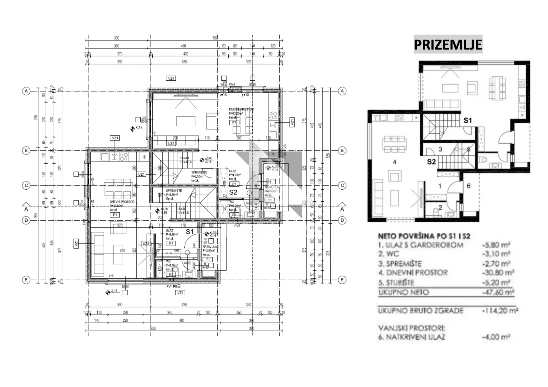 nin - moderan troetažni stan s2 s bazenom samo 60 m od mora!!! - slika 26