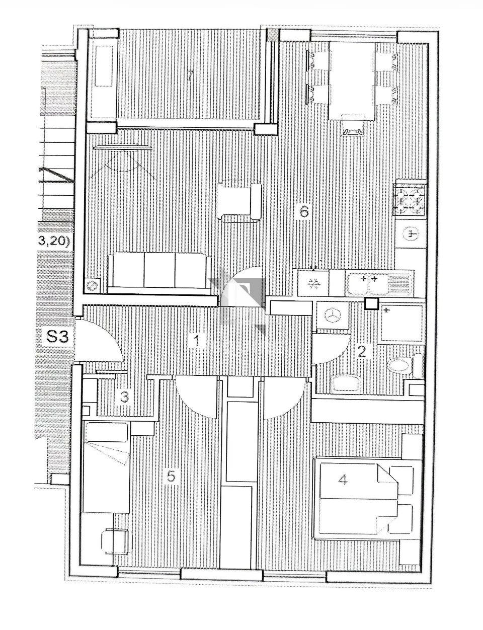 diklo - dvosoban stan s vrtom i garažom 1. red do mora - 89m2 - slika 25