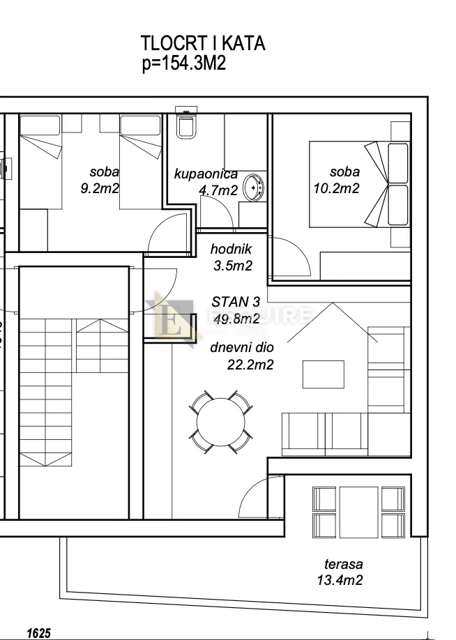 petrčane – zg2 dvosoban stan s3 na 1. katu, svega 650 m od mora! - slika 30