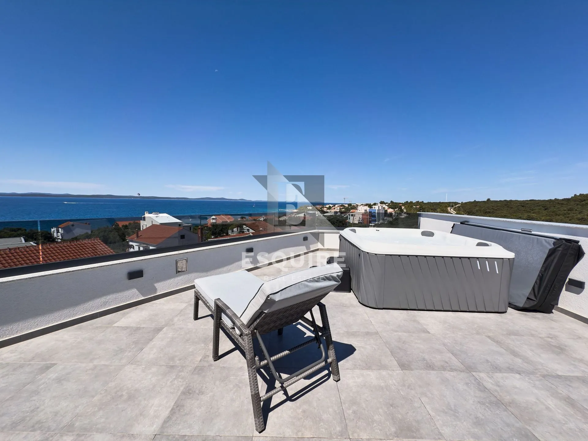 petrčane - punta skala luksuzni penthouse s krovnom terasom nadomak mora!! - slika 34