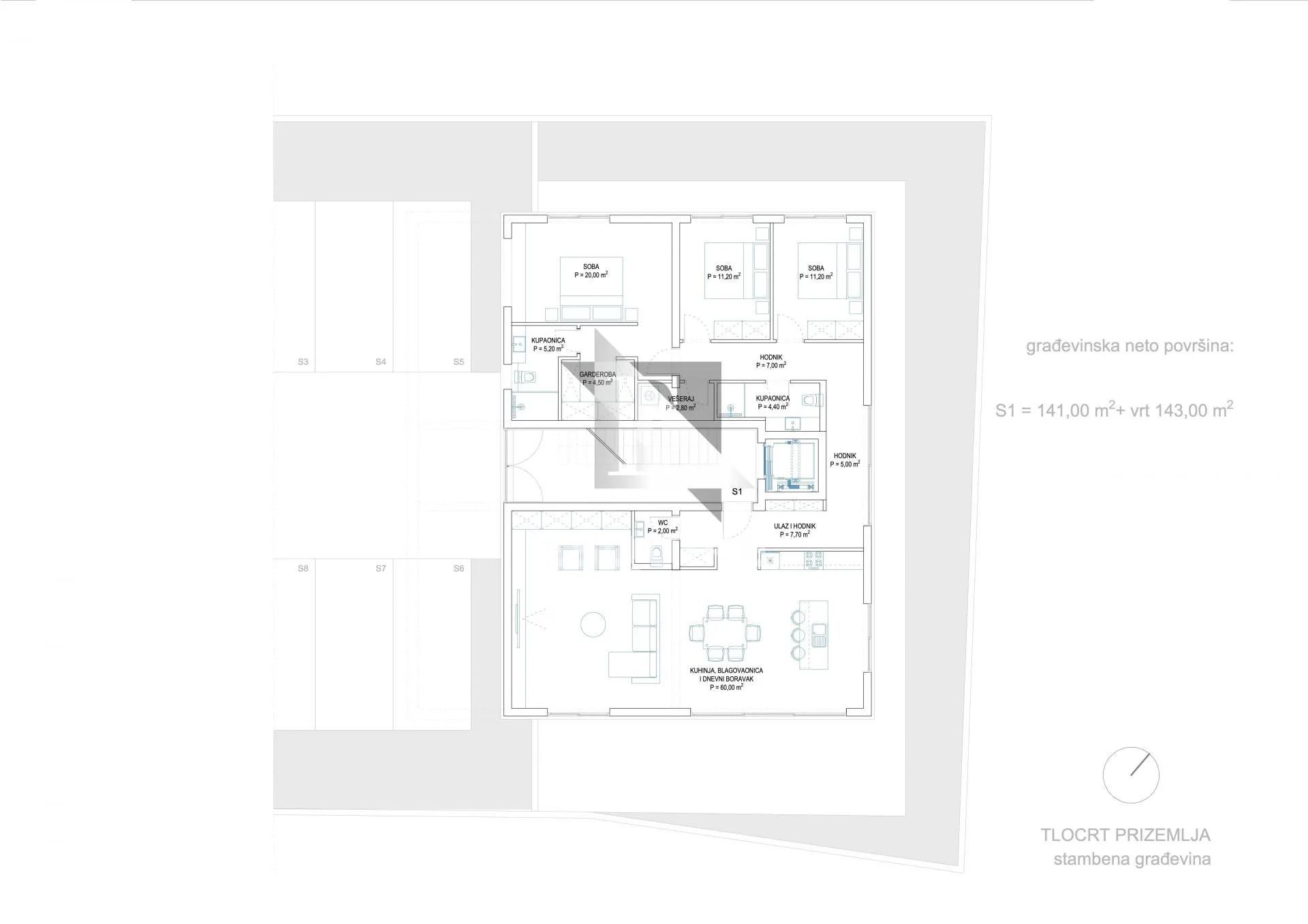 zadar - obilaznica - atraktivno građevinsko zemljište s projektom - 3200m2 - slika 10