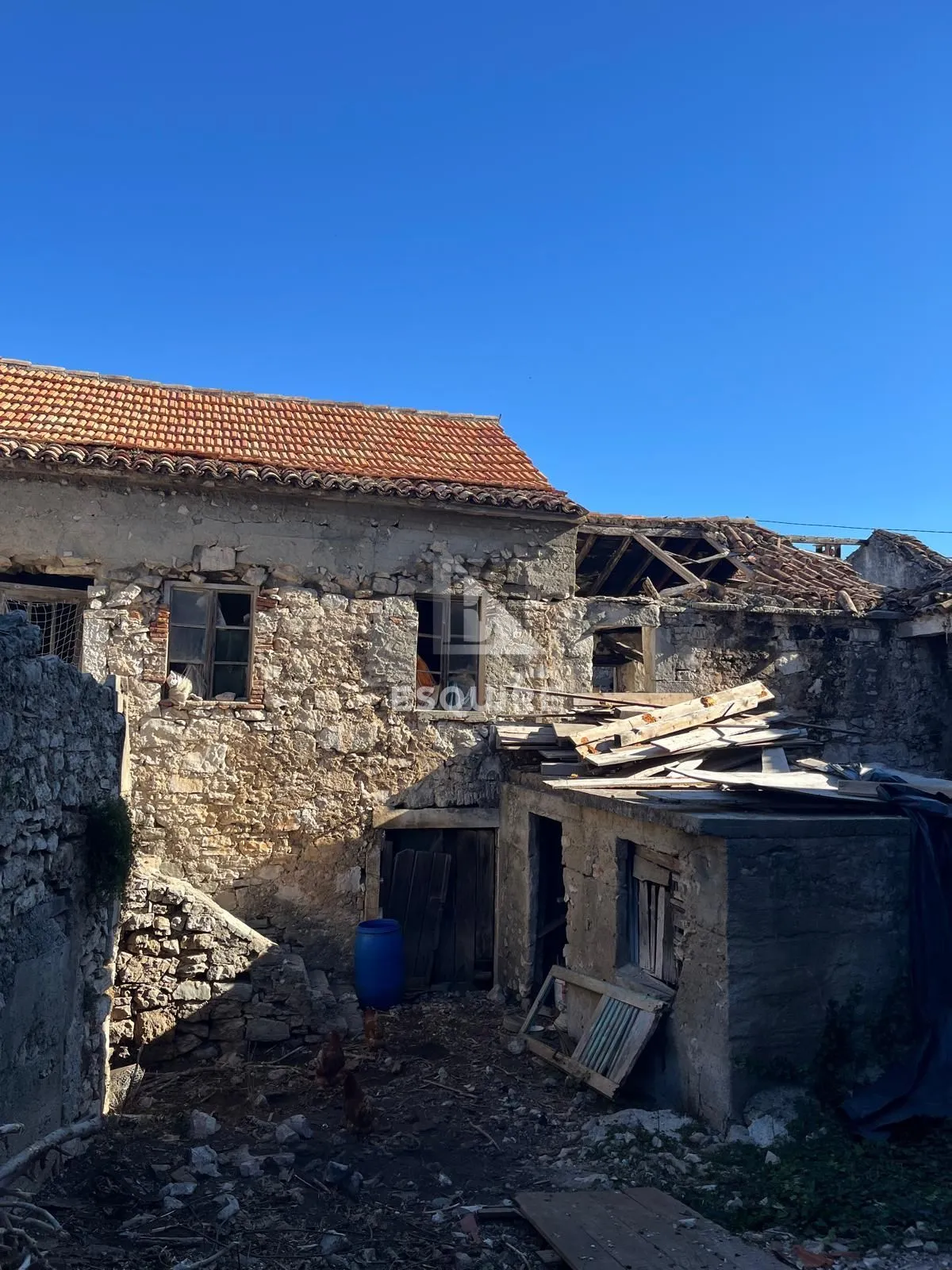 pašman - tkon - stara kamena kuća 80m od mora - 137m2 - slika 6