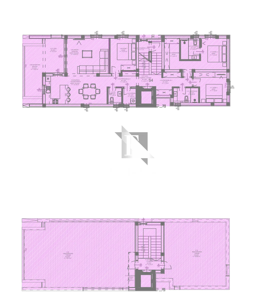 kožino - luksuzni trosoban penthouse s panoramskim pogledom s4 - 176m2 - slika 26
