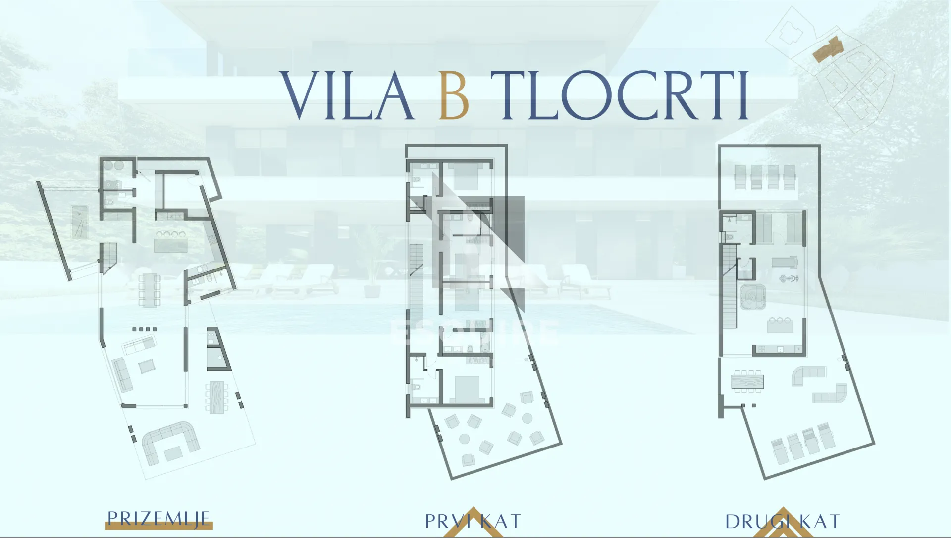 petrčane - vila b, luksuz, privatnost i mediteranski stil u srcu petrčana!! - slika 8