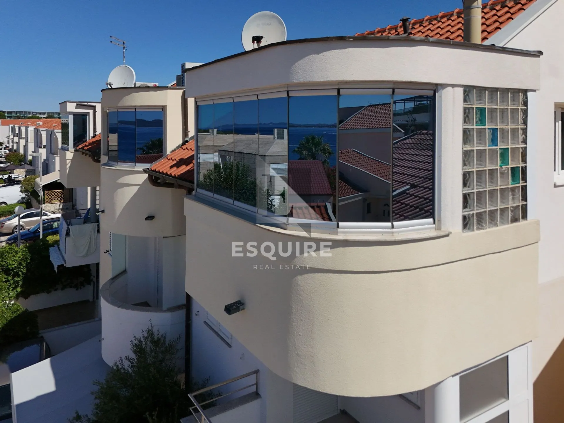 punta skala - petrčane - drugi red od mora namješten luksuzni penthouse, 168 m²!!! - slika 13