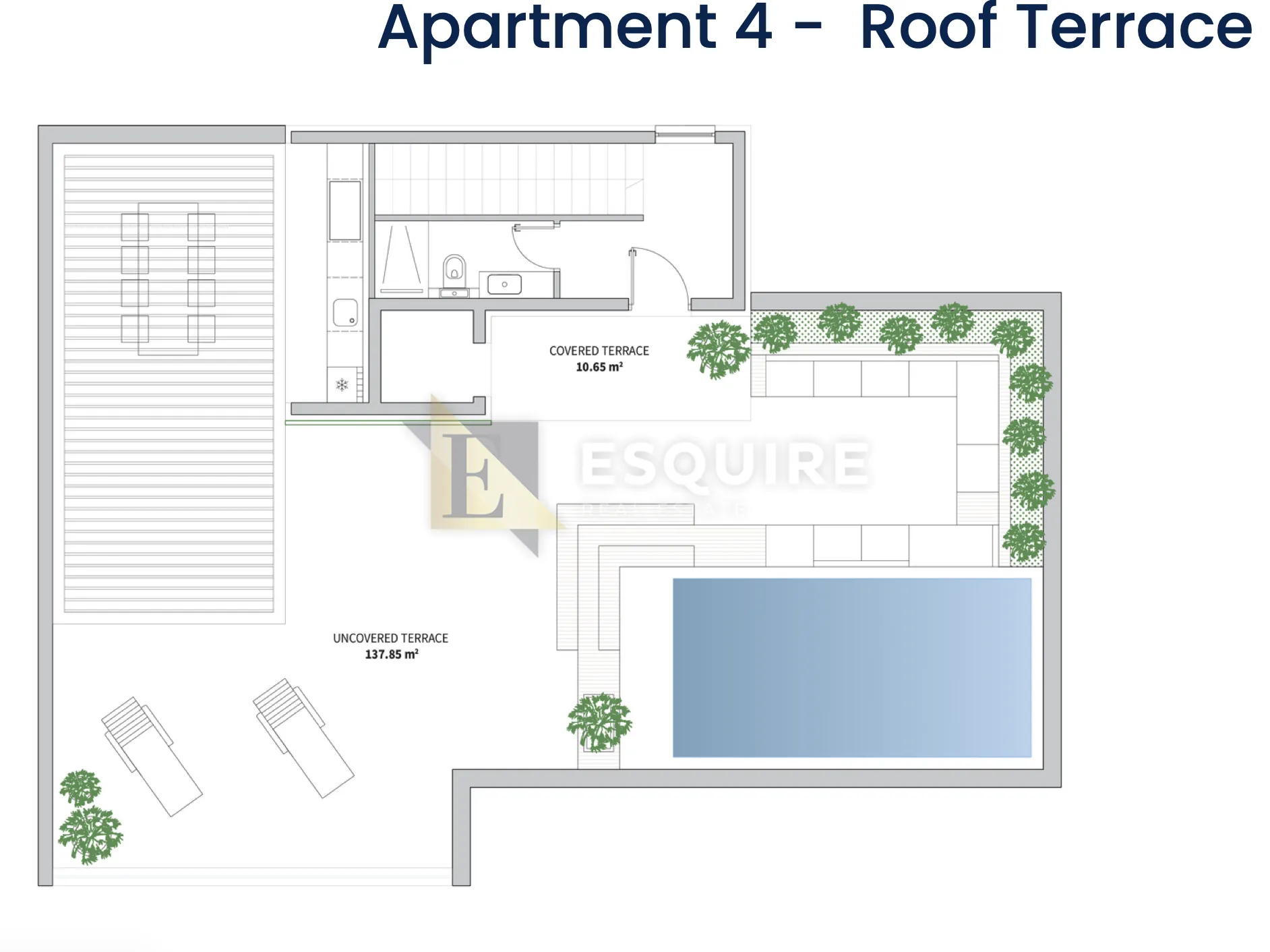 zaton - trosoban penthouse 1. red do mora - 225m2 - slika 12