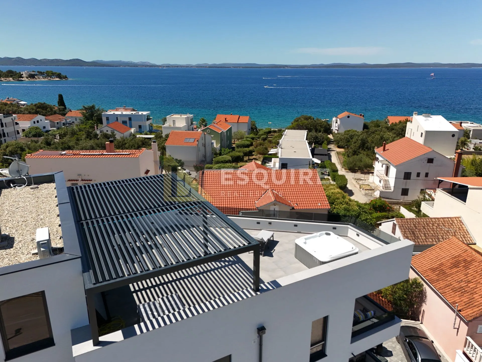 petrčane - punta skala luksuzni penthouse s krovnom terasom nadomak mora!! - slika 24