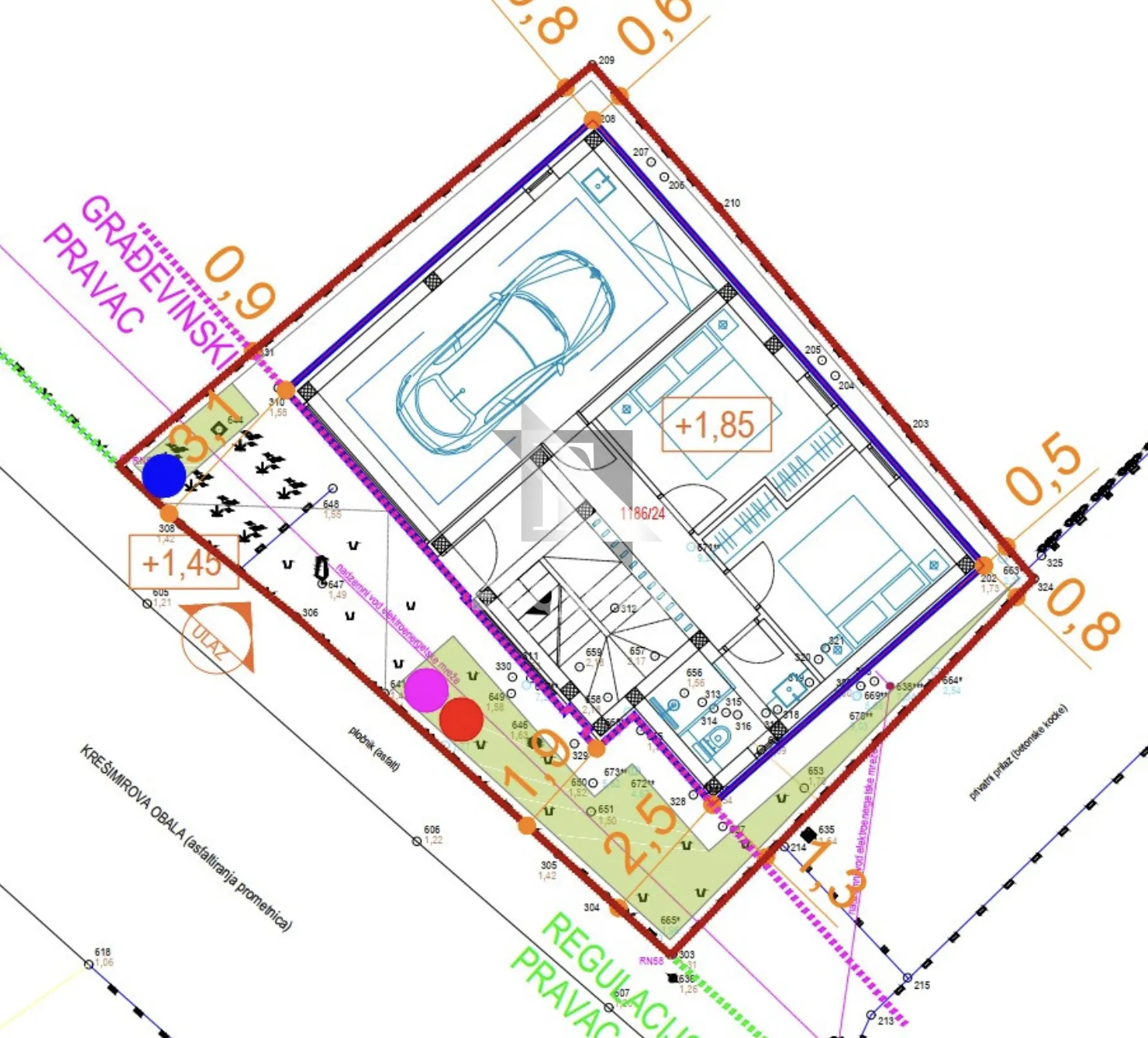 zadar - diklo - četverosobna vila 1. red do mora - 150m2 - slika 58