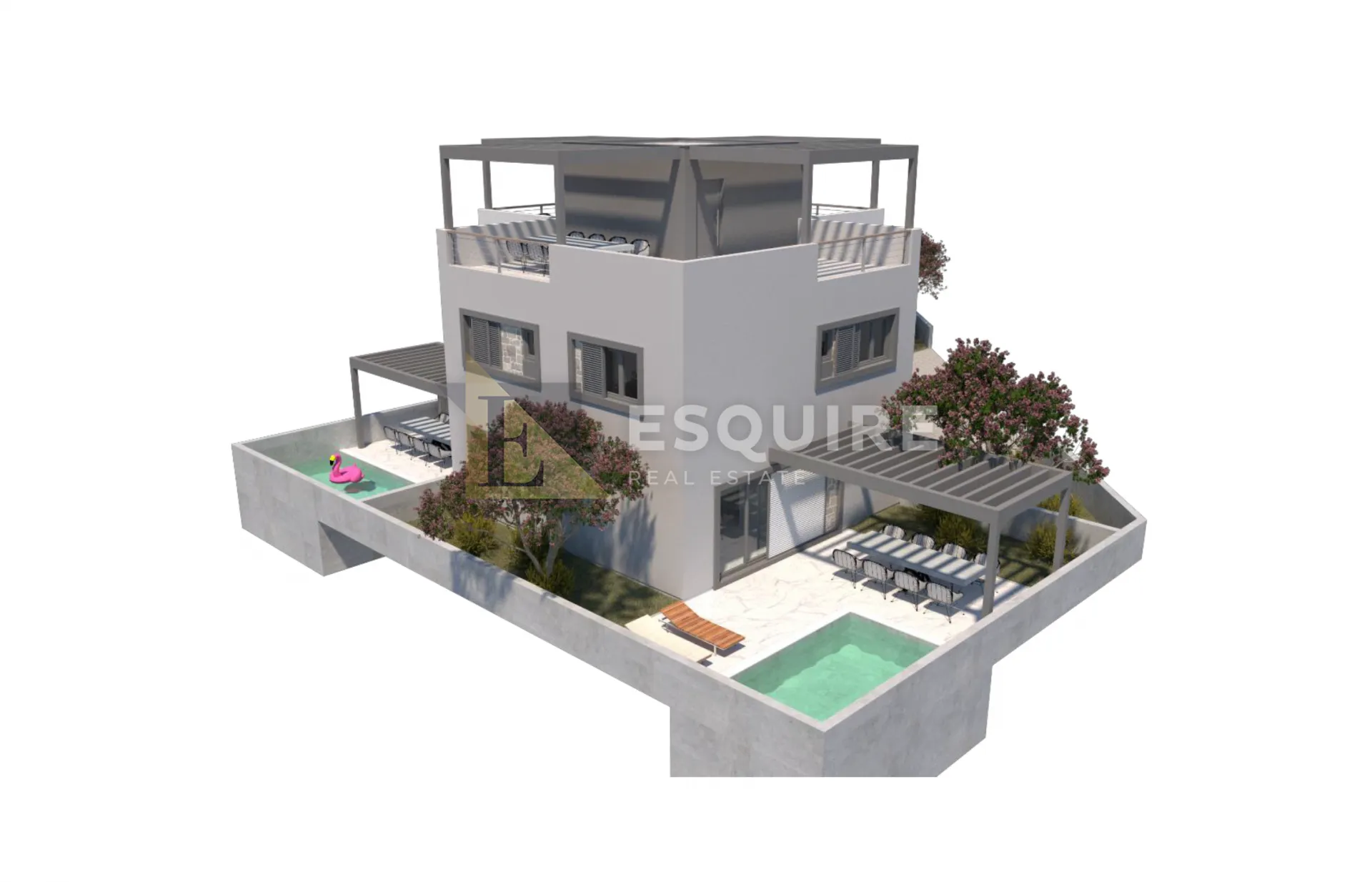 nin - moderna duplex kuća s bazenom samo 60 m od mora!!! - slika 20