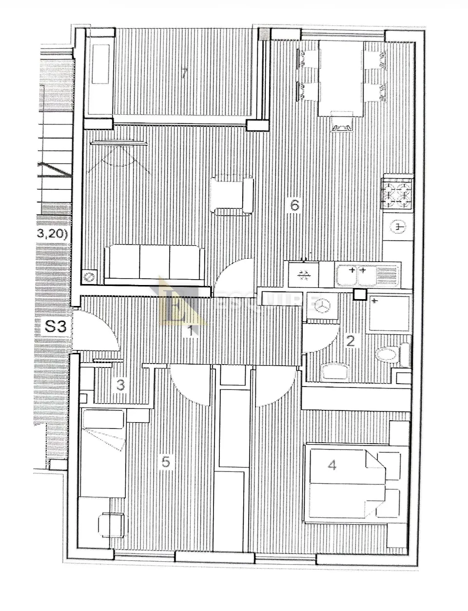 diklo - dvosoban stan s vrtom i garažom 1. red do mora - 89m2 - slika 25