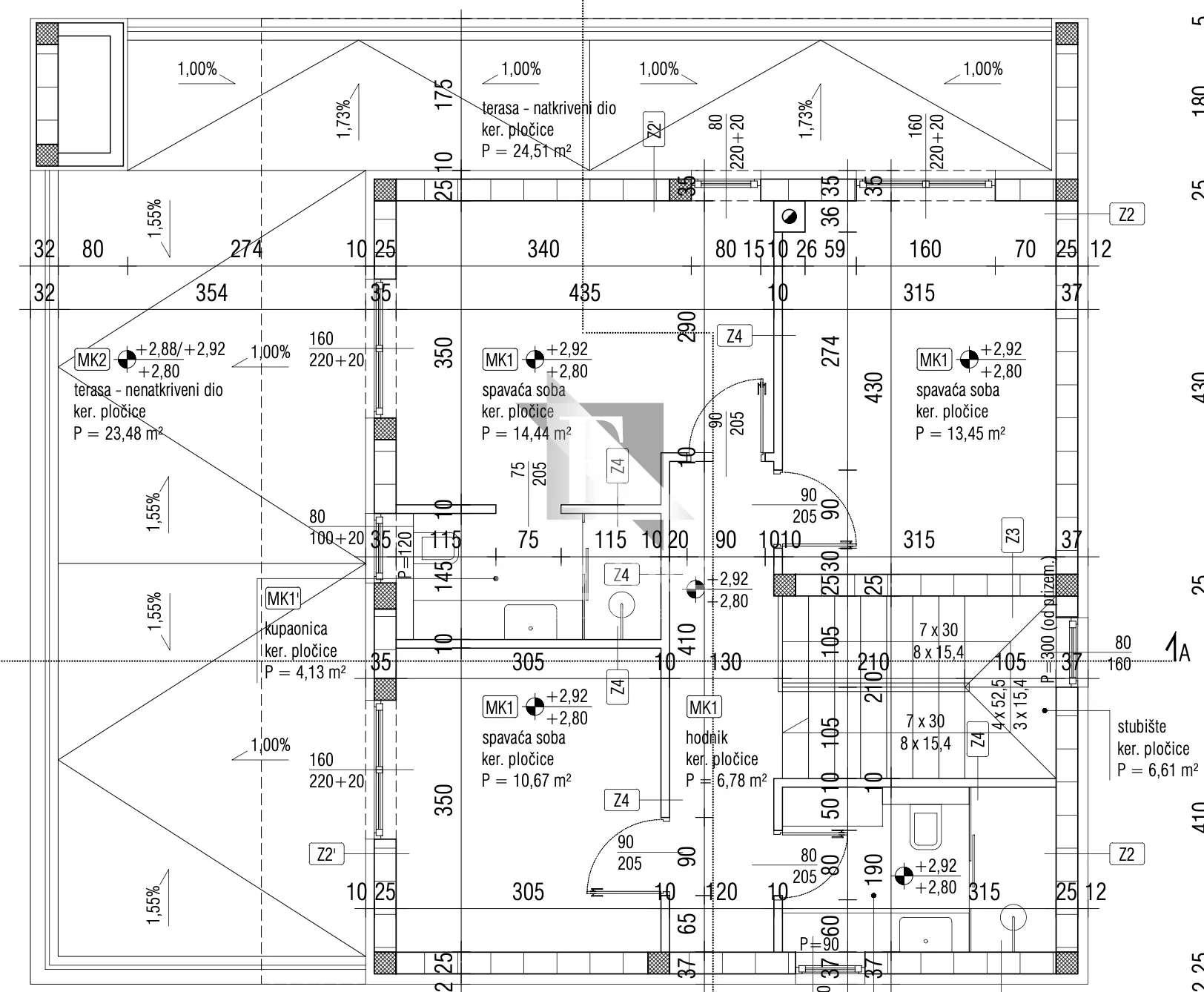 nin - žerava - moderna trosobna vila s bazenom - 188m2 - slika 59