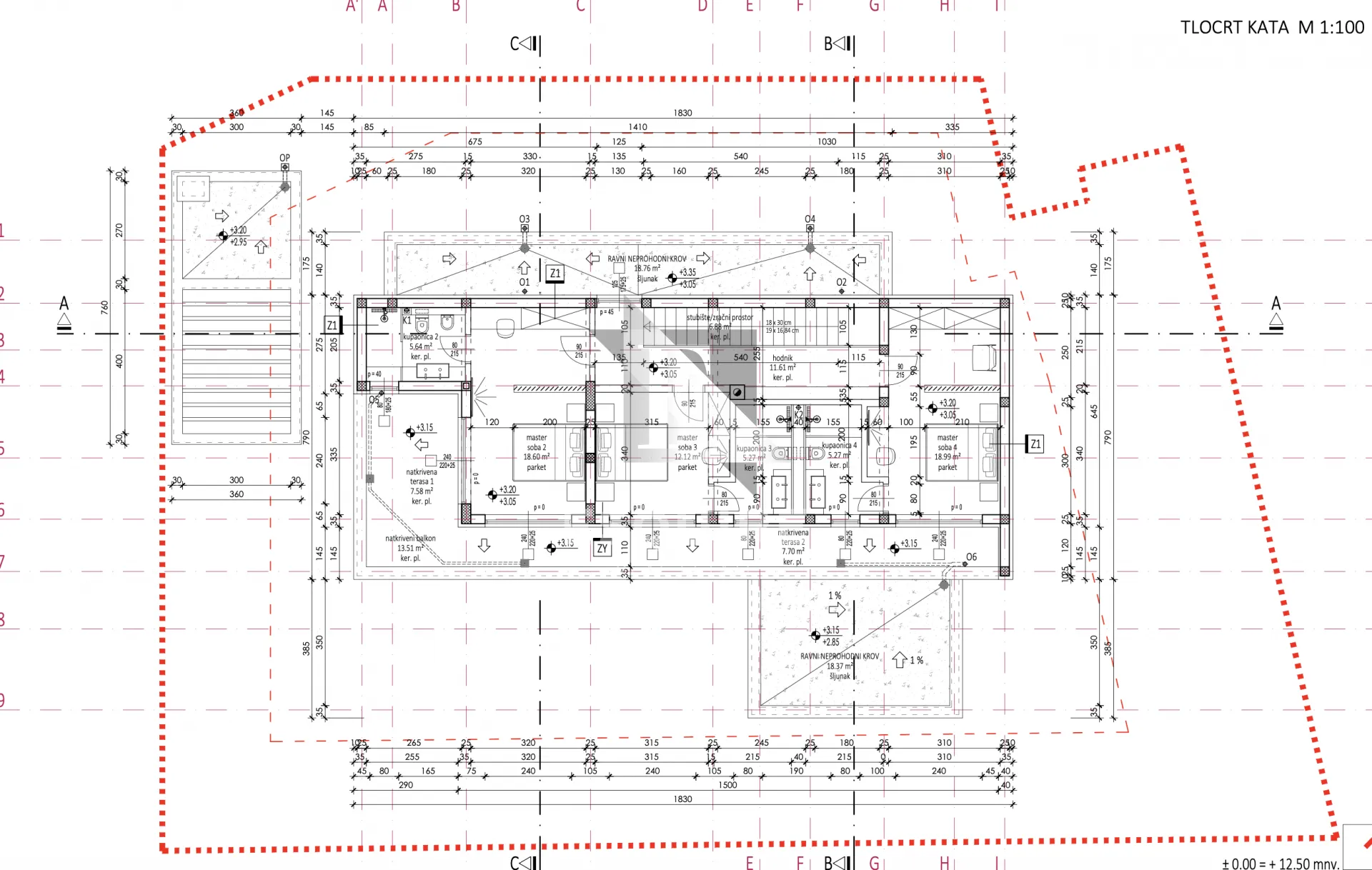 zaton - nin, građevinsko zemljište od 624 m2 sa gotovim projektom i dozvolom za vilu s bazenom!! - slika 3