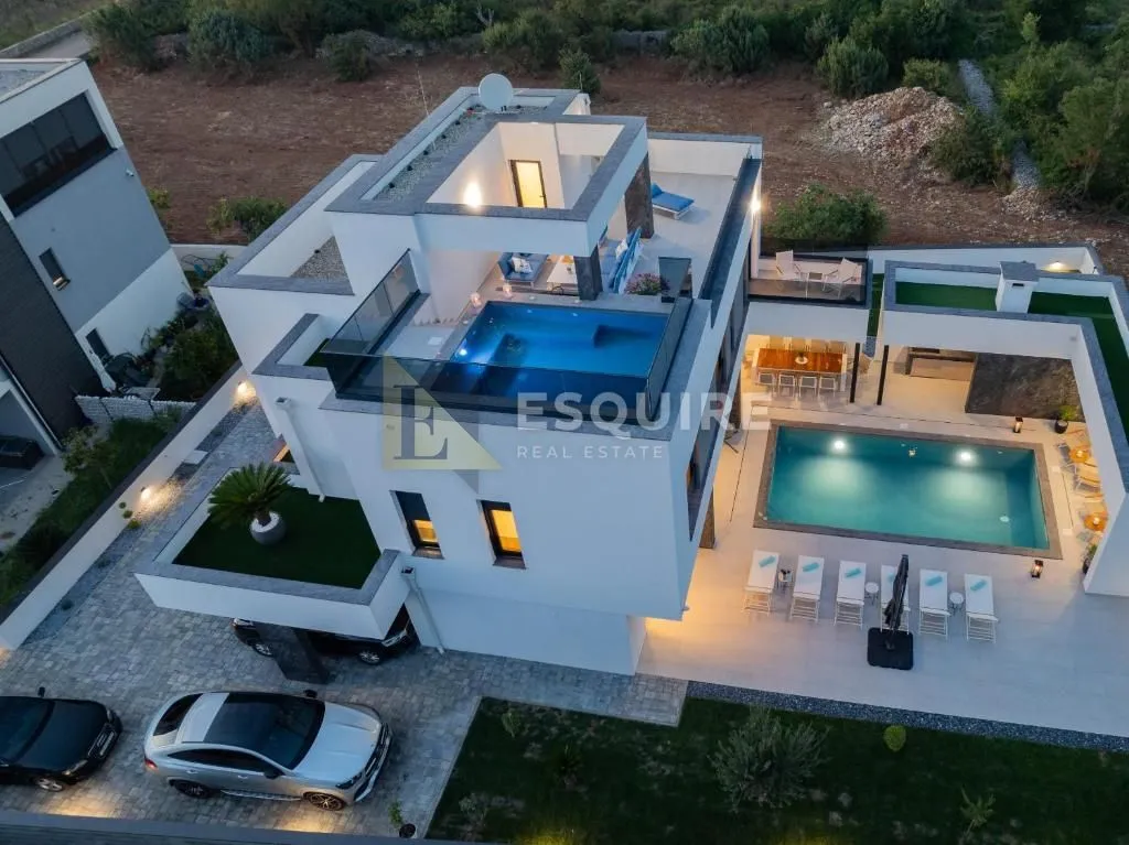 zaton - luksuzna četverosobna vila, 2 bazena - 234m2 - slika 3