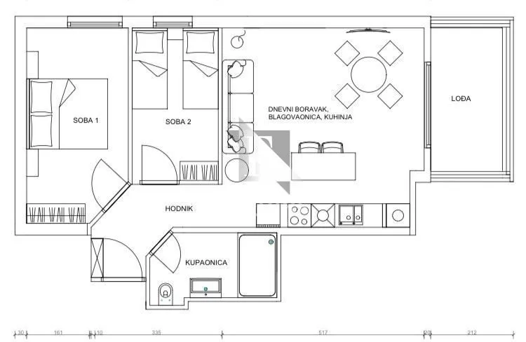 zaton - investicijska prilika - 4 luksuzna apartmana - 253m2 - slika 23