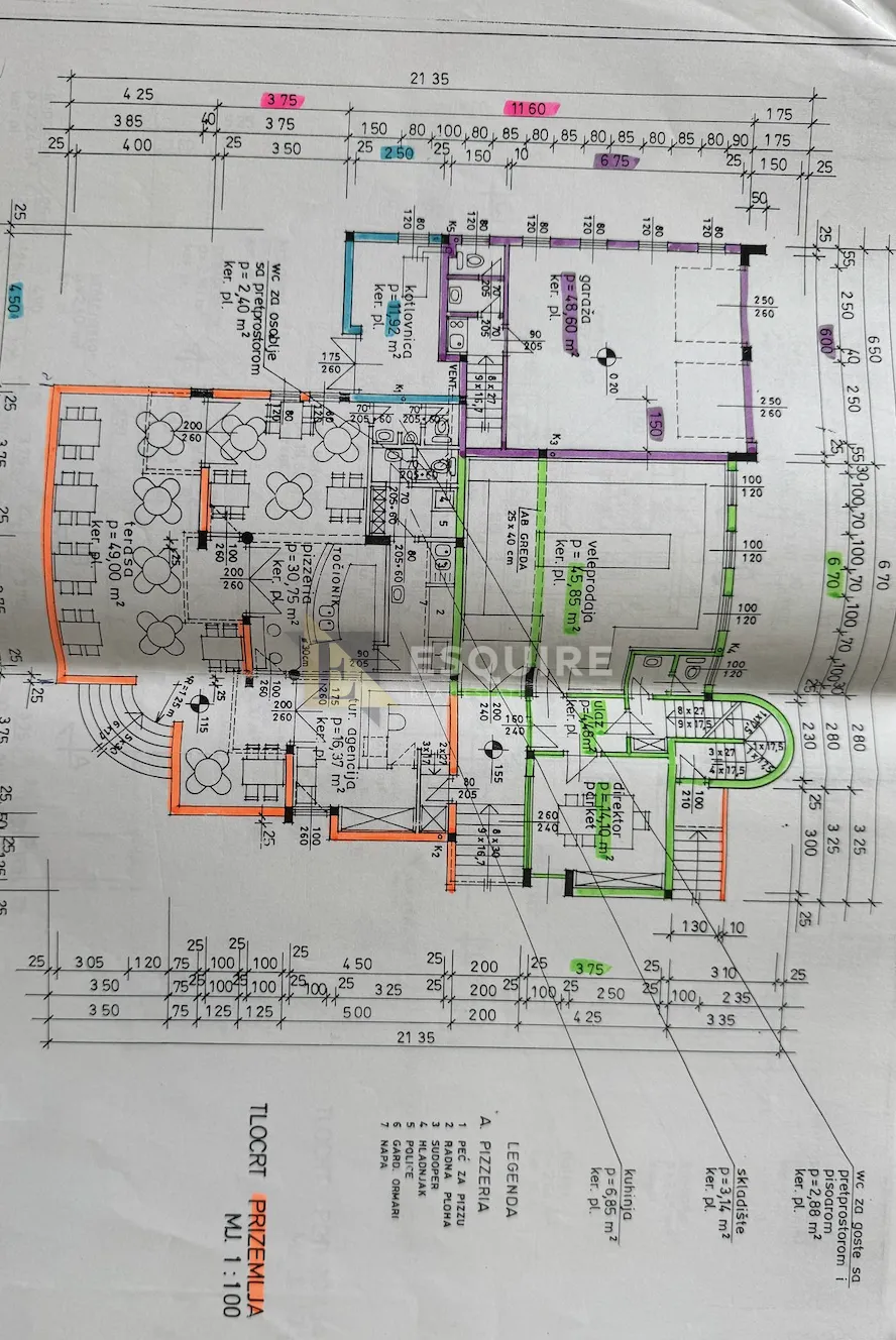 zaton - dvije poslovno stambene zgrade - 1200m2 - slika 35