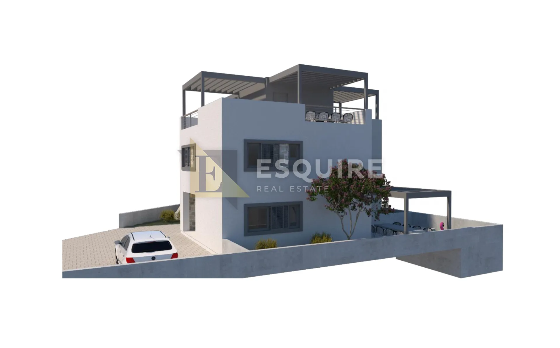 nin - moderan troetažni stan s2 s bazenom samo 60 m od mora!!! - slika 25