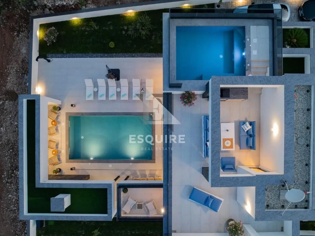 zaton - luksuzna četverosobna vila, 2 bazena - 234m2 - slika 4