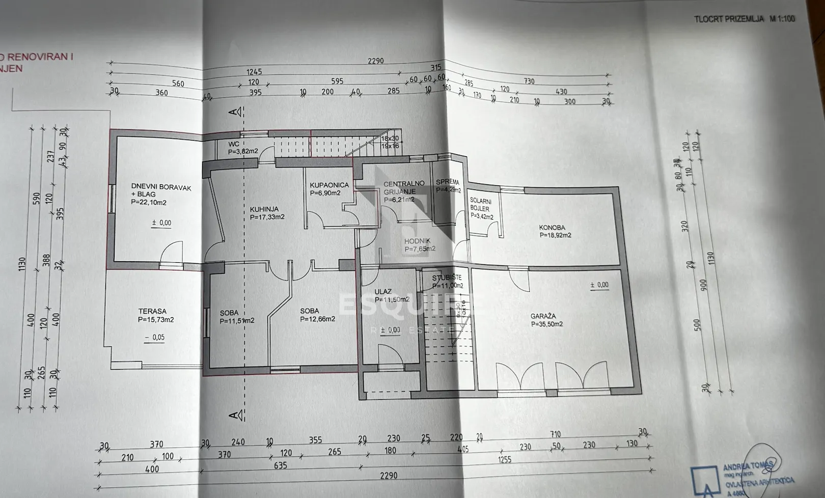 brač - sutivan - kuća sa dvije stambene jedinice i bazenom - 425m2 - slika 47
