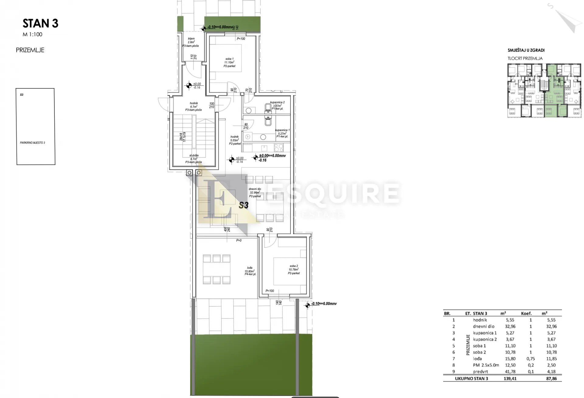 privlaka - dvosoban stan s3 s vrtom, useljivo- 88m2 - slika 22
