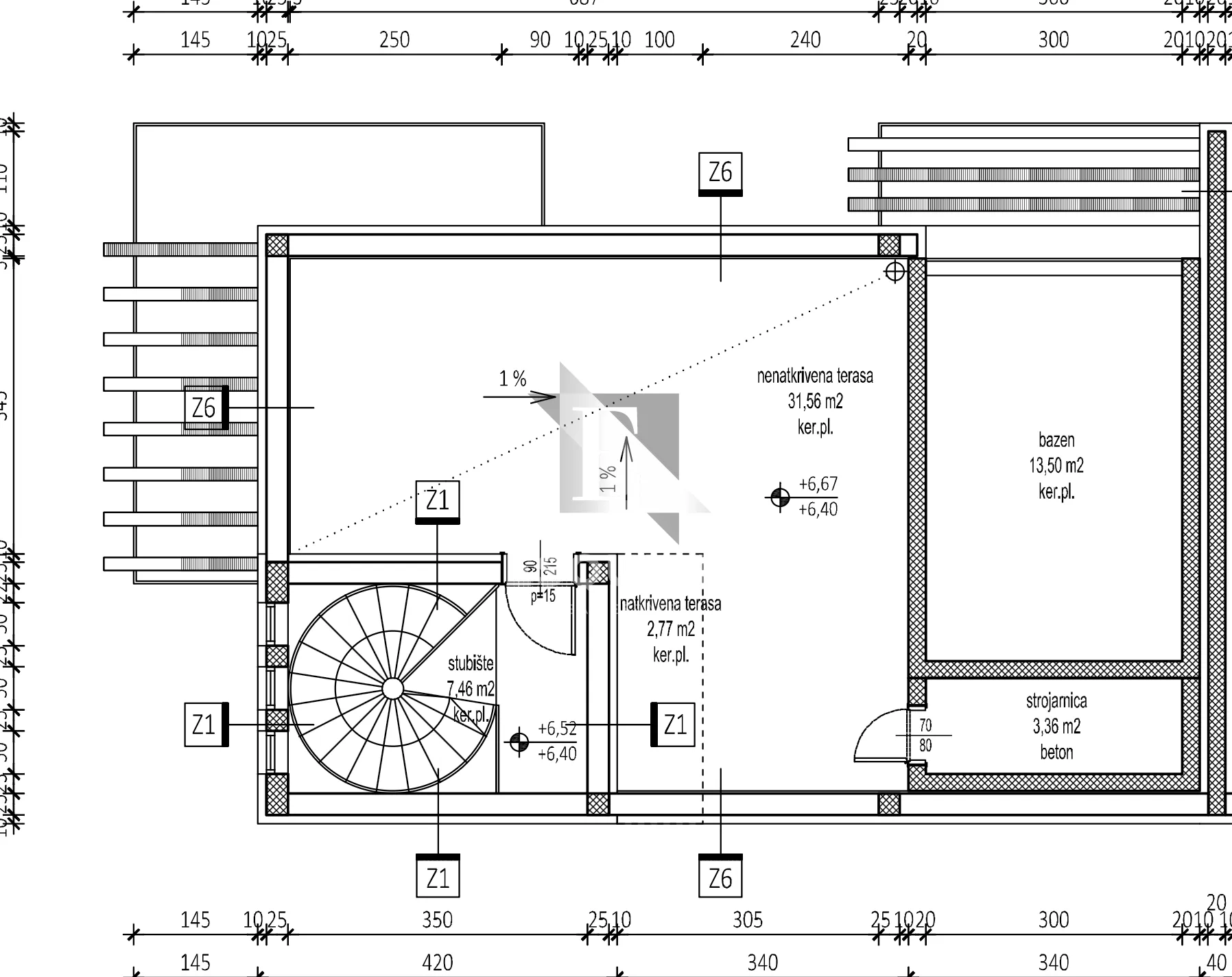 privlaka / sabunike – luksuzne duplex vile s krovnim bazenom i pogledom na more! - slika 10