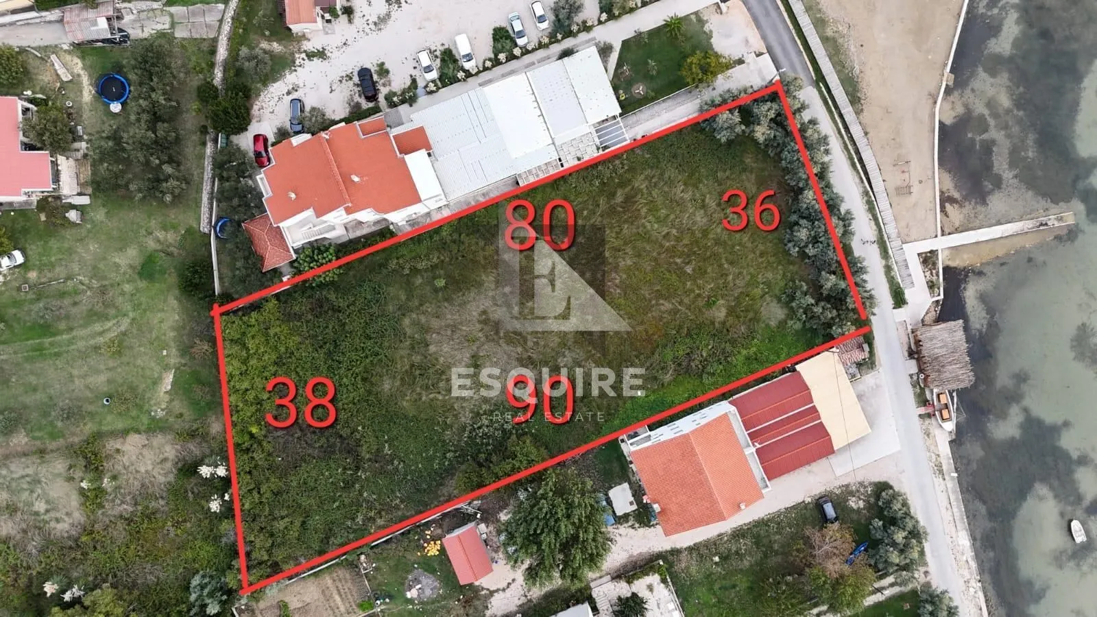 ljubač - atraktivno zemljište 1. red do mora - 1500m2 - slika 7