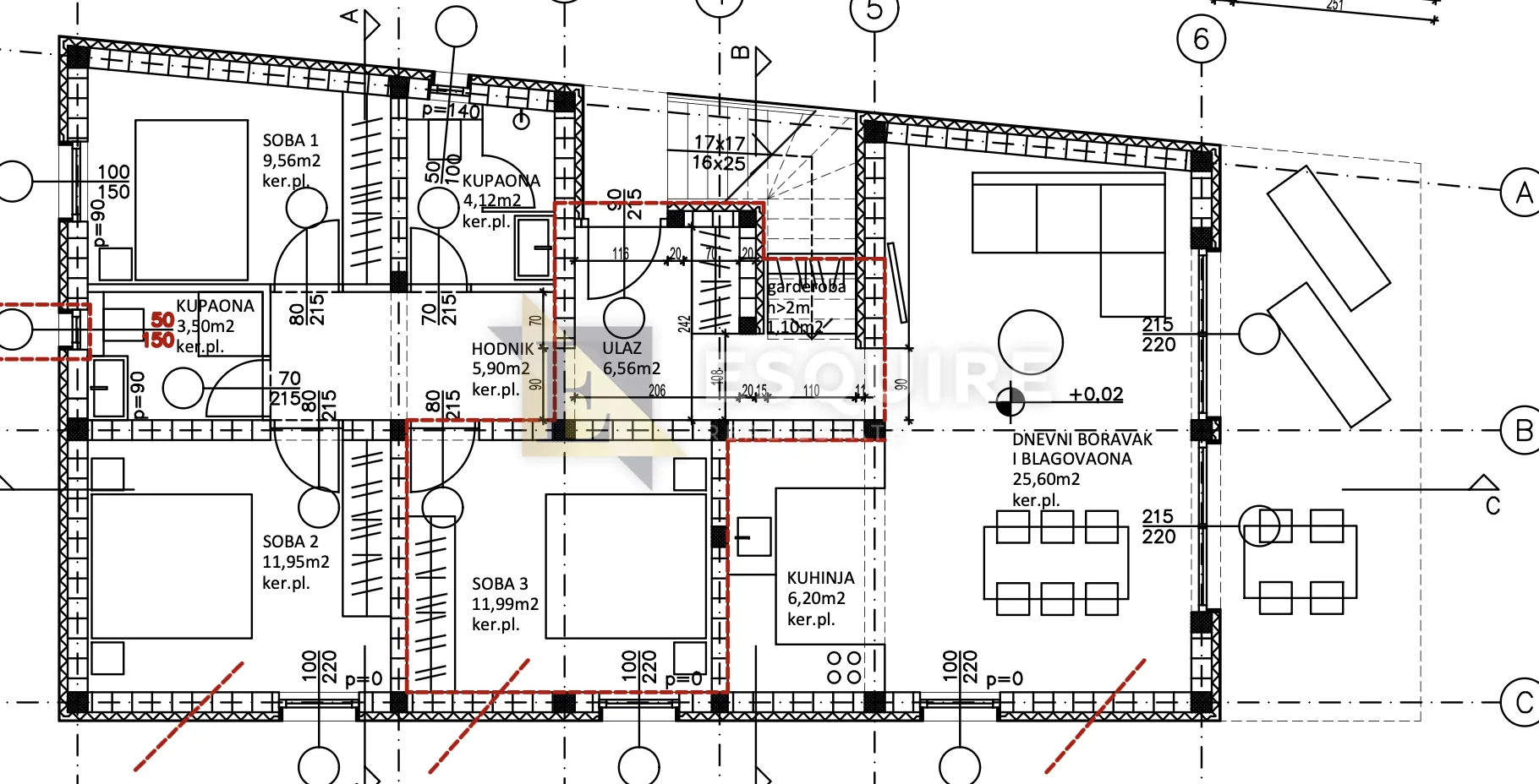 pag - mandre trosoban apartman s bazenom - 110m2 - slika 10