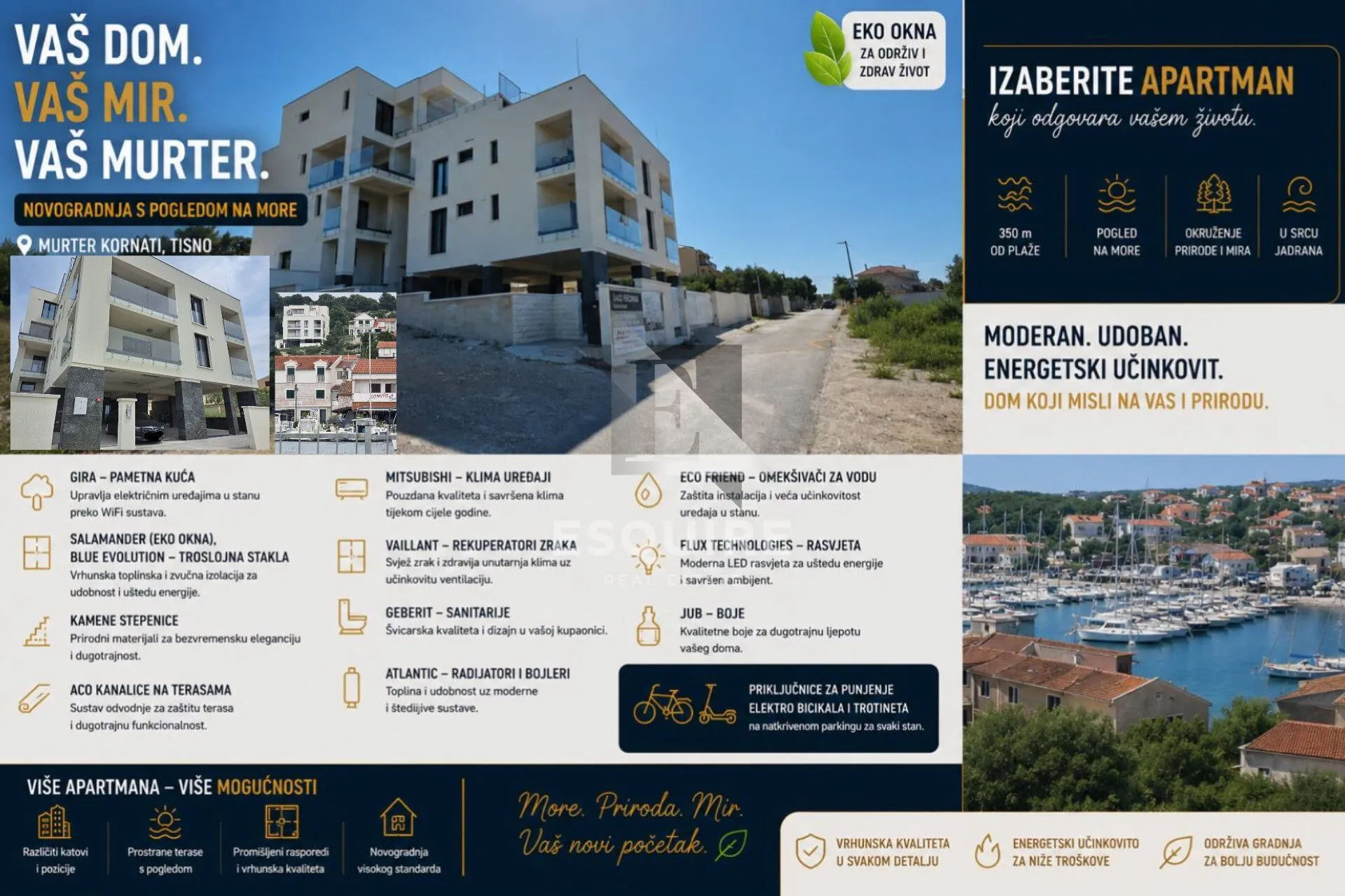 murter - jezera luksuzan jednosoban stan (a1) - 53m2 - slika 2