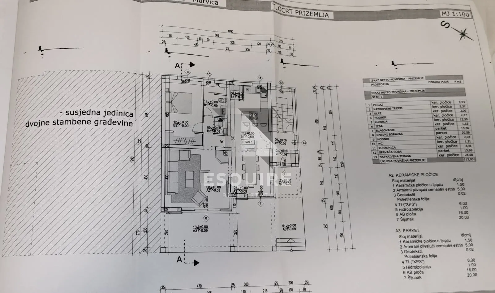 murvica - dvojna kuća, 5 soba, garaža - 241m2 - slika 39