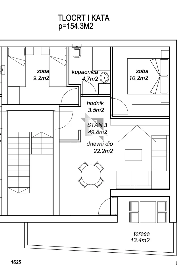 petrčane – zg2 dvosoban stan s3 na 1. katu, svega 650 m od mora! - slika 30