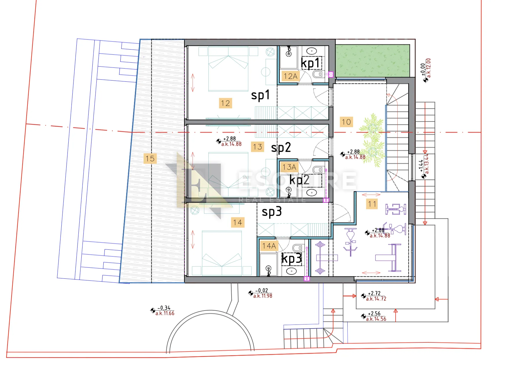 starigrad - moderna villa s bazenom 2. red od mora - 213m2 - slika 12