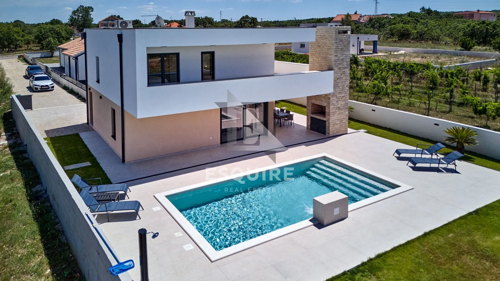 nin - žerava - moderna trosobna vila s bazenom - 188m2 - slika 4