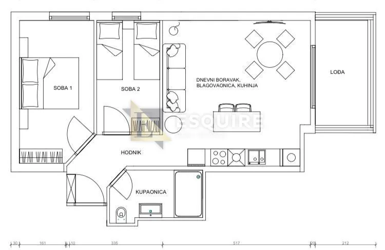 zaton - investicijska prilika - 4 luksuzna apartmana - 253m2 - slika 23