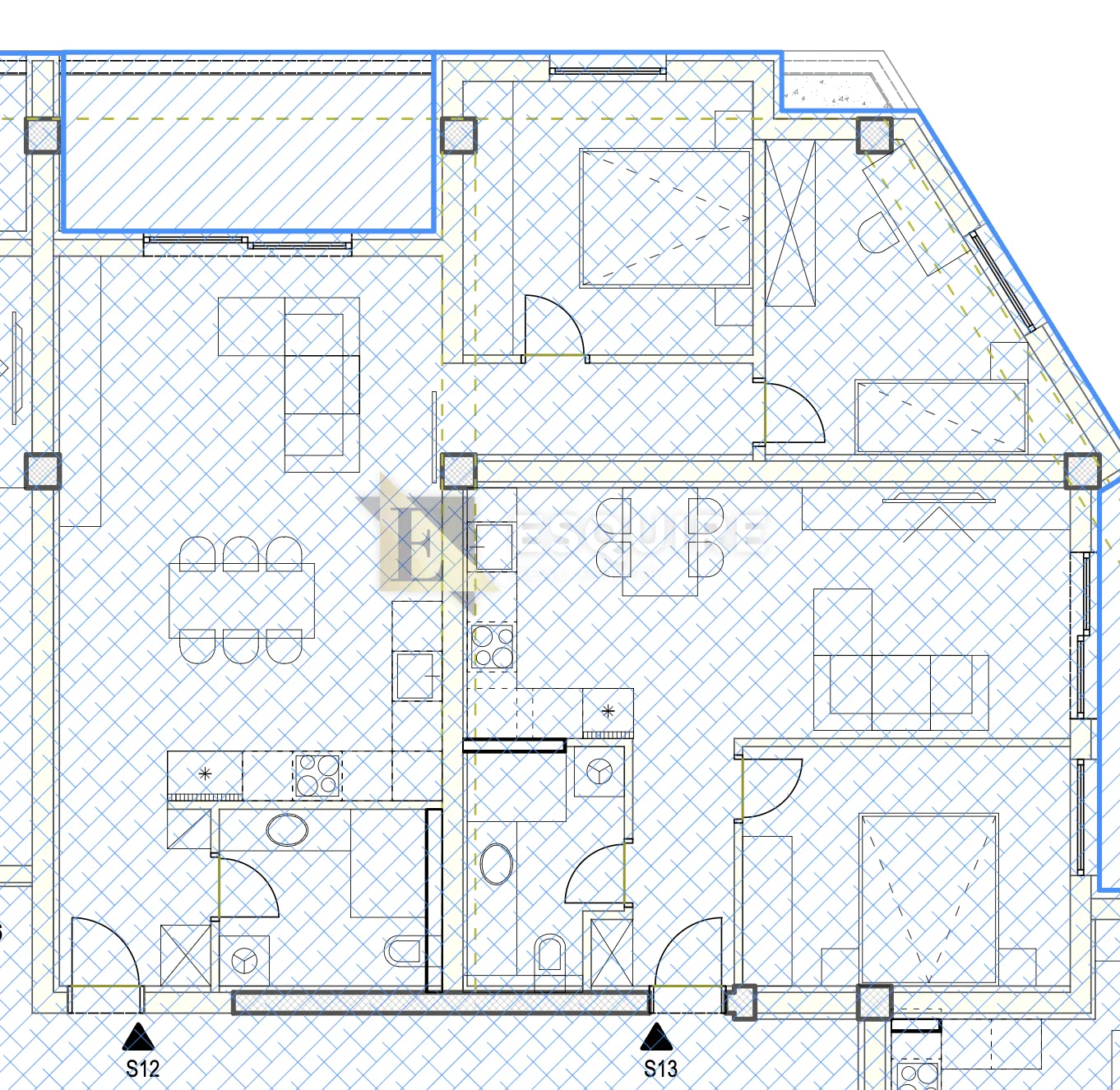 zadar - vidikovac - dvosoban penthouse s12, lift i garaža - 111m2 - slika 19