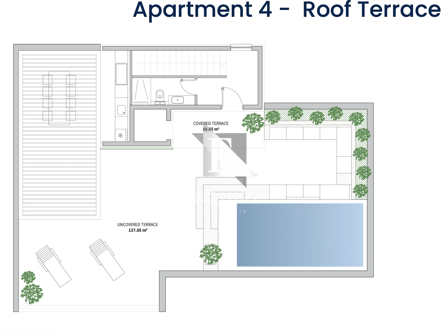 zaton - trosoban penthouse 1. red do mora - 225m2 - slika 12