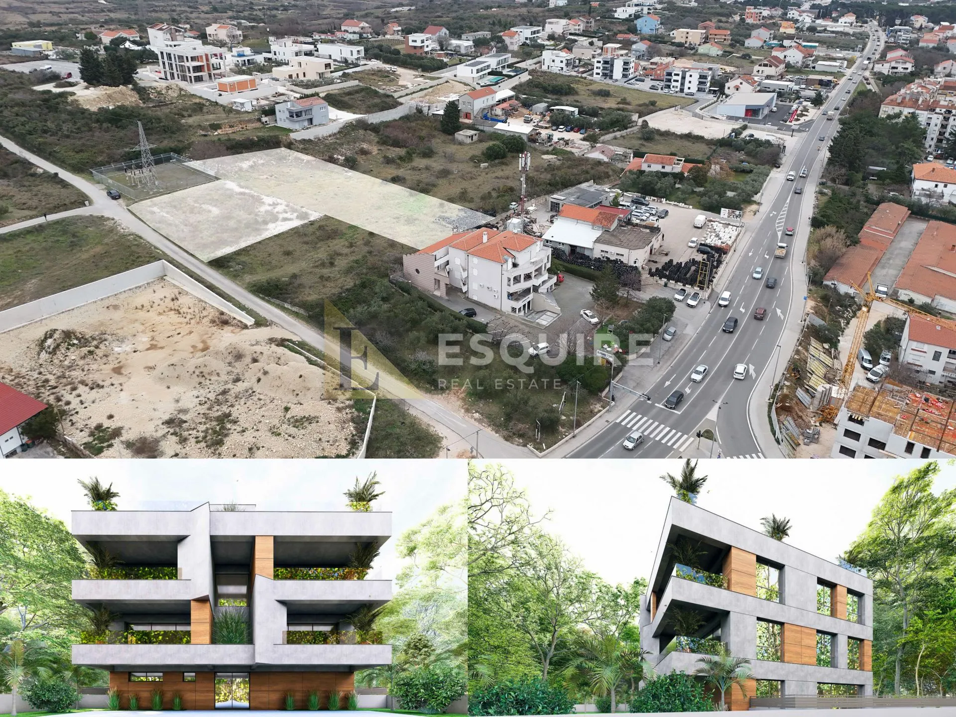 ZADAR - OBILAZNICA - Atraktivno građevinsko zemljište s projektom - 3200m2